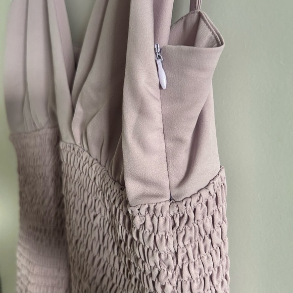 - Revolve Superdown Smocked Lilac Mini Dress - Picture 6 of 13